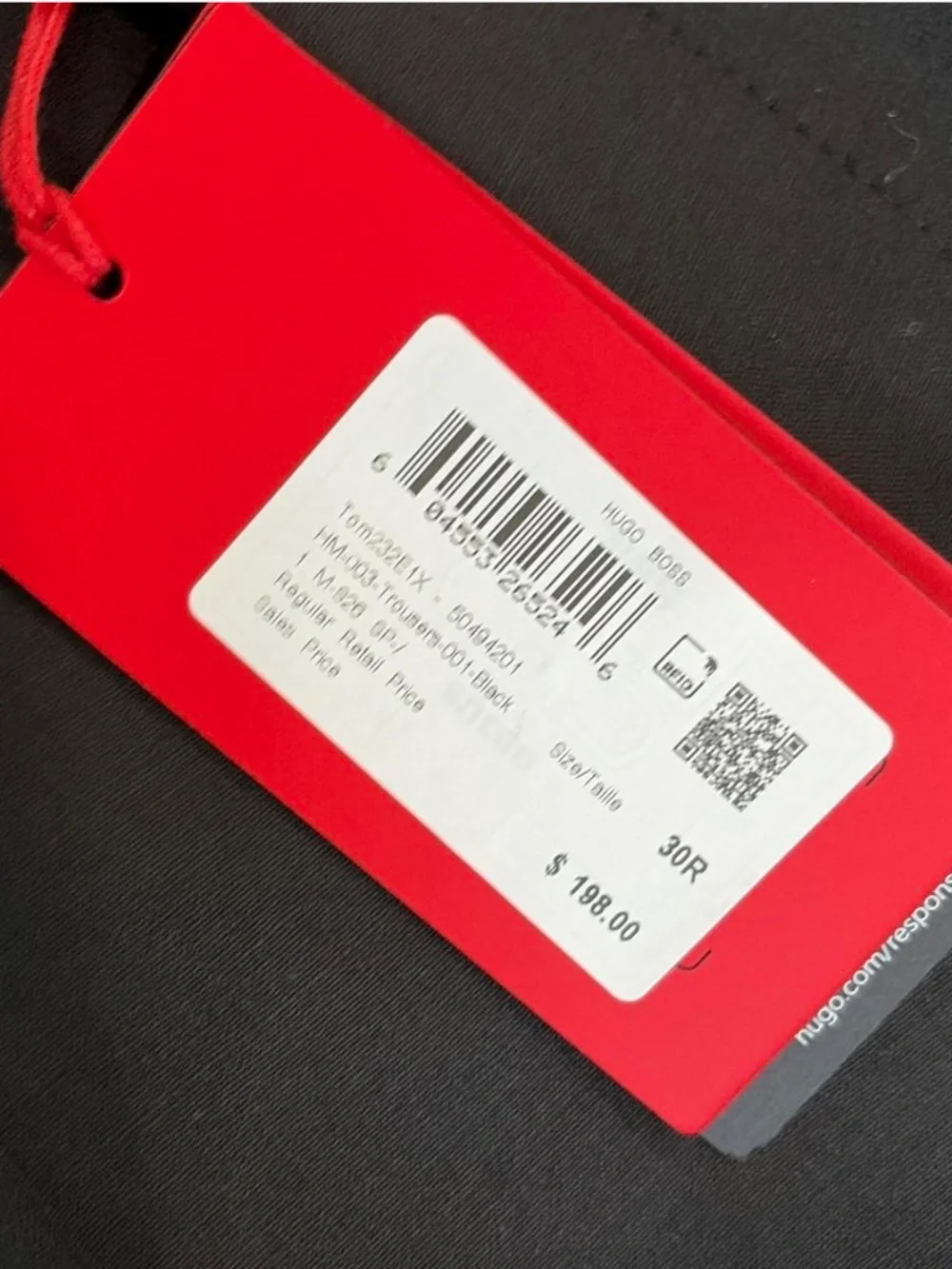 Hugo Boss Performance Super Flex Tuxedo Pants